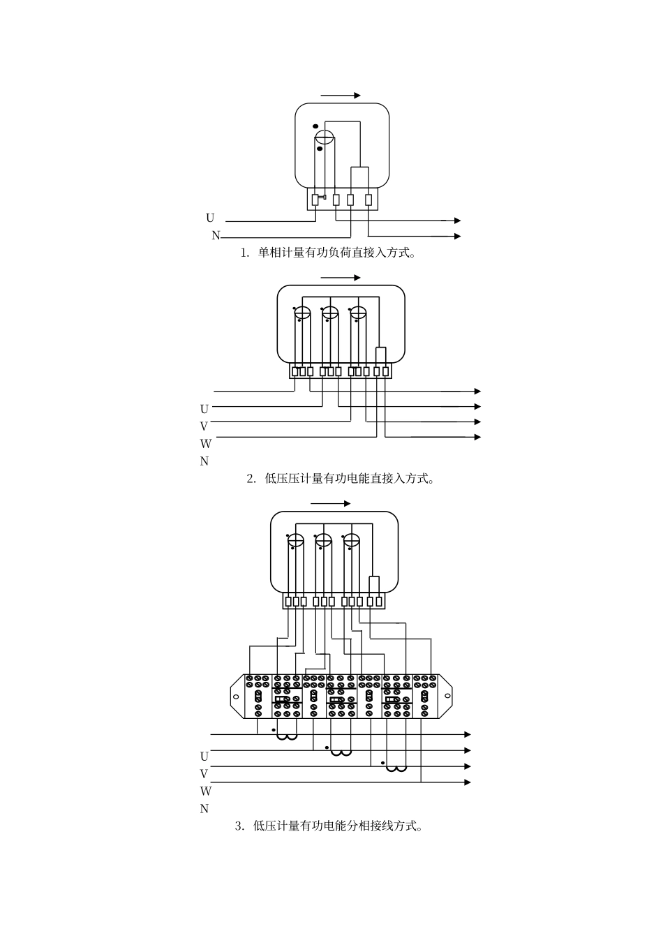 电能表接线相量图_第1页