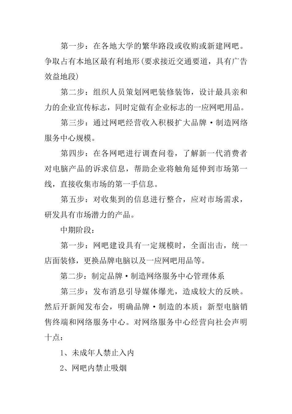 电脑营销策划方案例文合集推荐_第2页