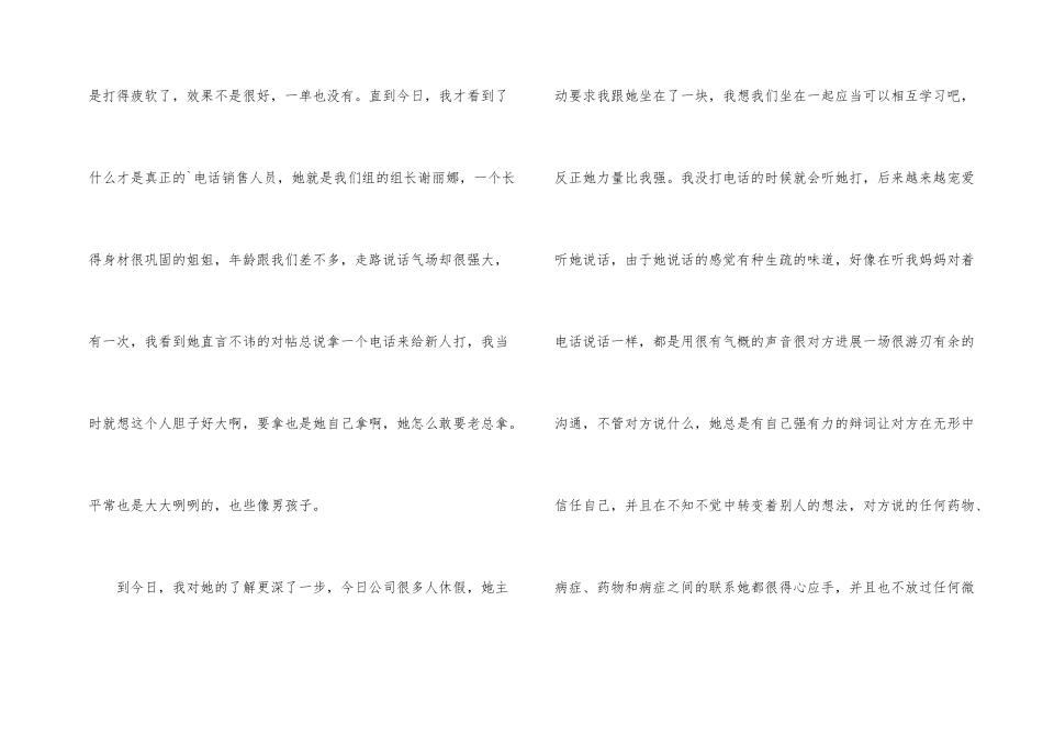 电话销售的年度工作总结_第2页
