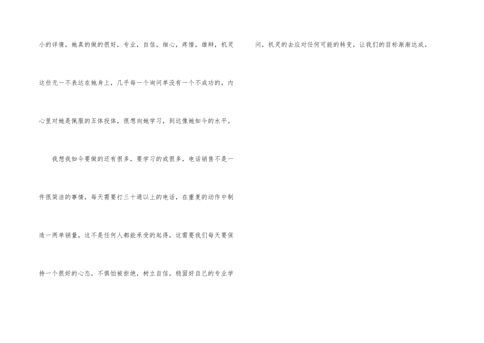 电话销售的年度工作总结_第3页