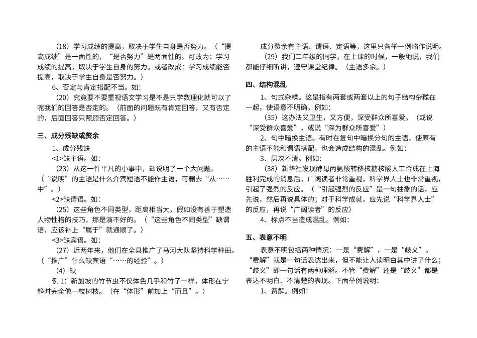 病句修改大全_第2页