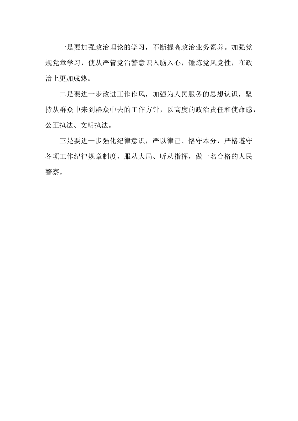 省公安队伍教育整顿心得体会_第3页