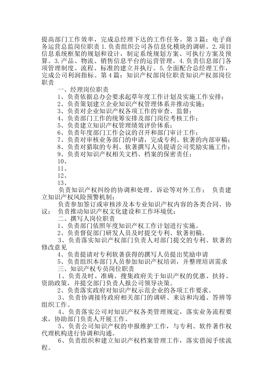 知识产权商务总监岗位职责_第2页