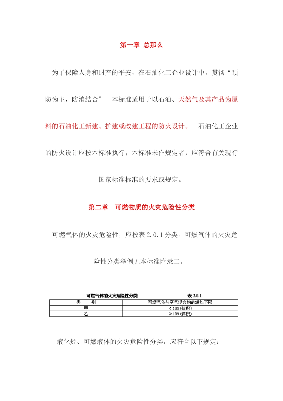 石油化工规范范本_第1页