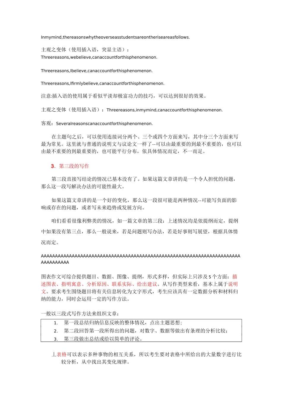 四六级图表作文_第2页