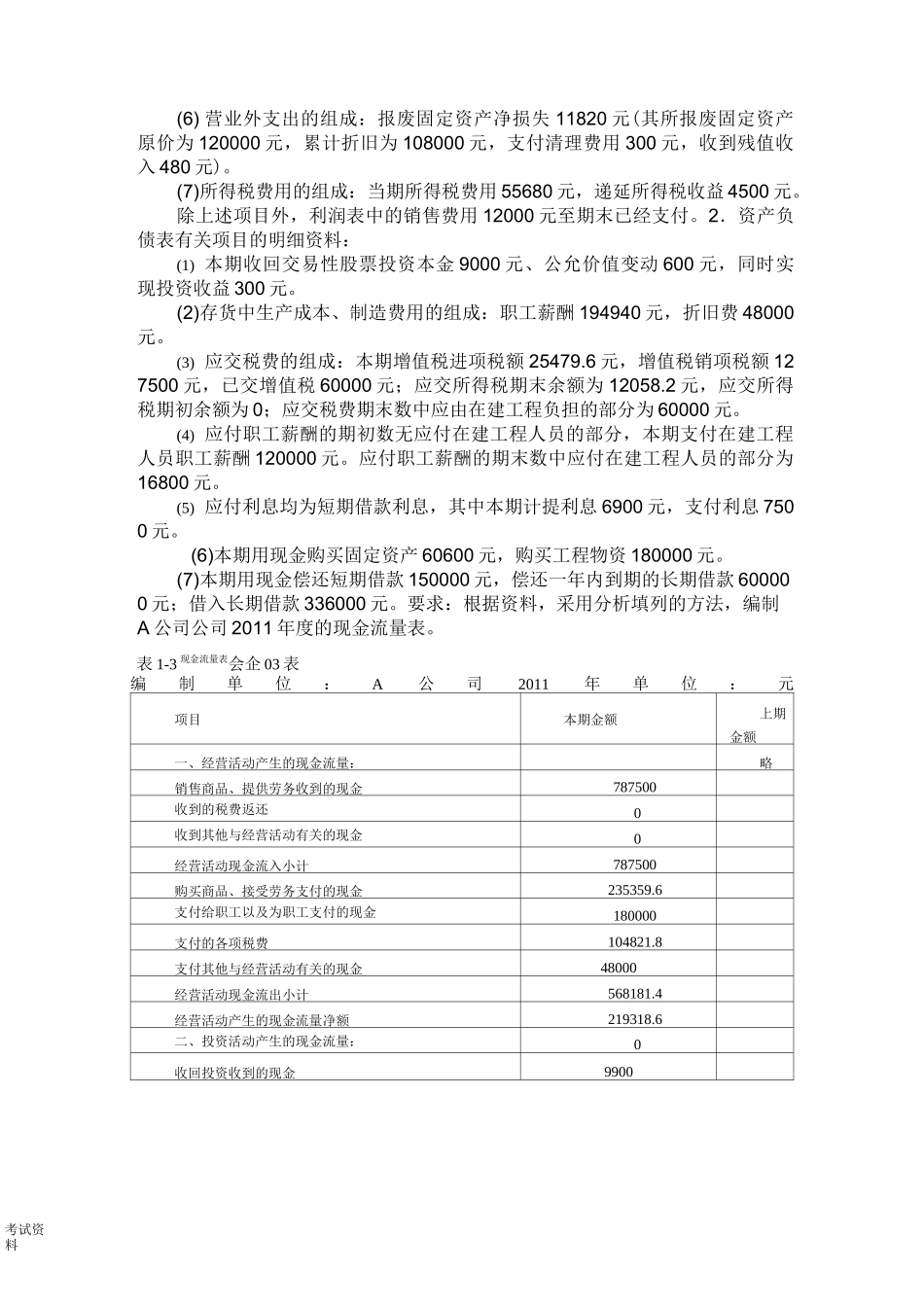 现金流量表编制实例_第3页