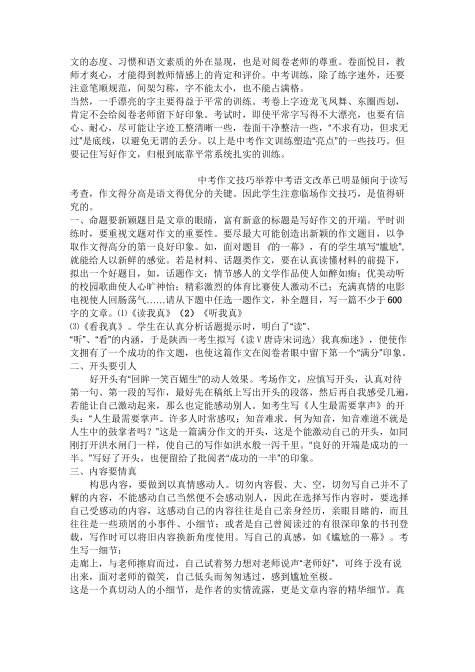 中考作文技法指导_第2页