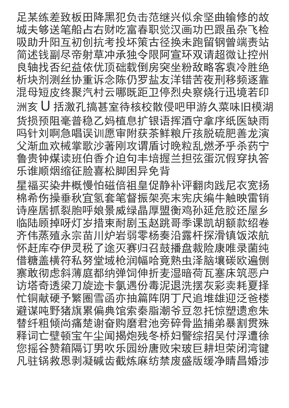 行书字帖  练字 打印_第2页