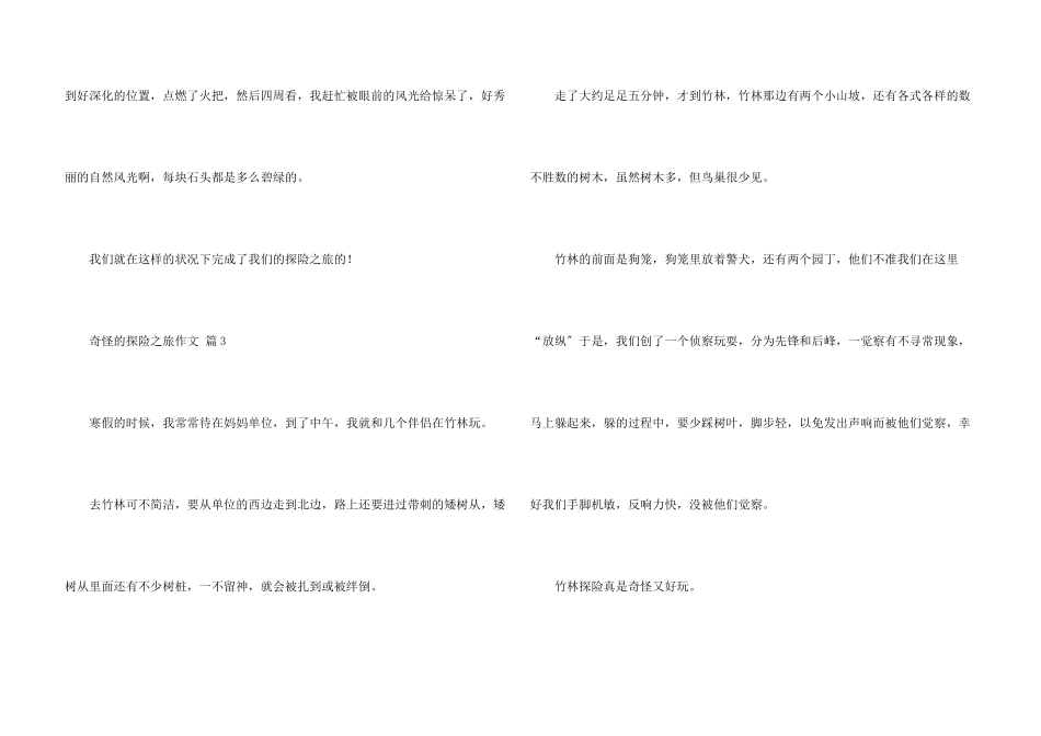 神奇的探险之旅优秀10篇_第3页