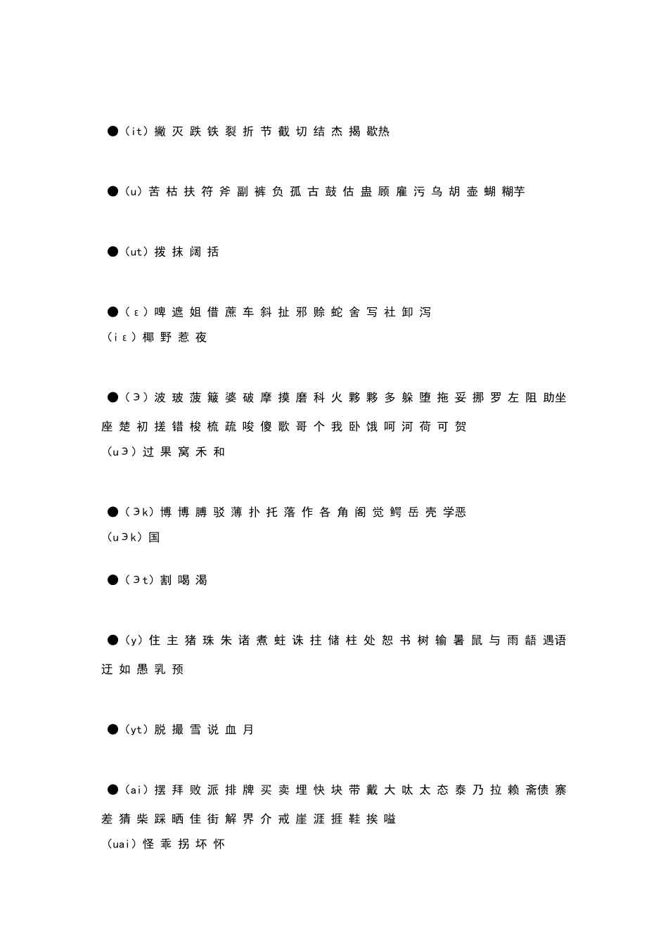 粤语歌曲韵脚常用字_第2页