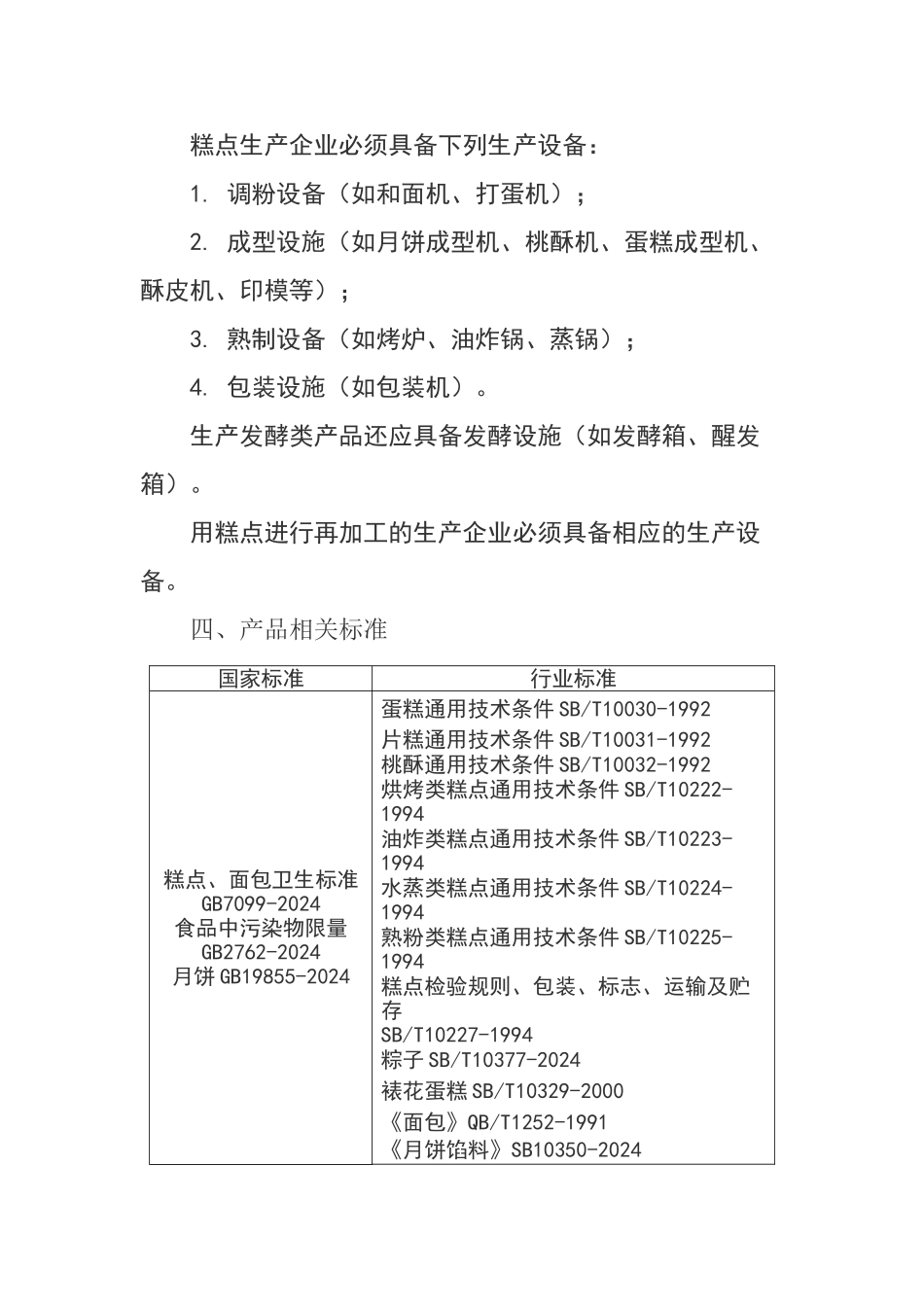 糕点生产许可证审查细则_第3页