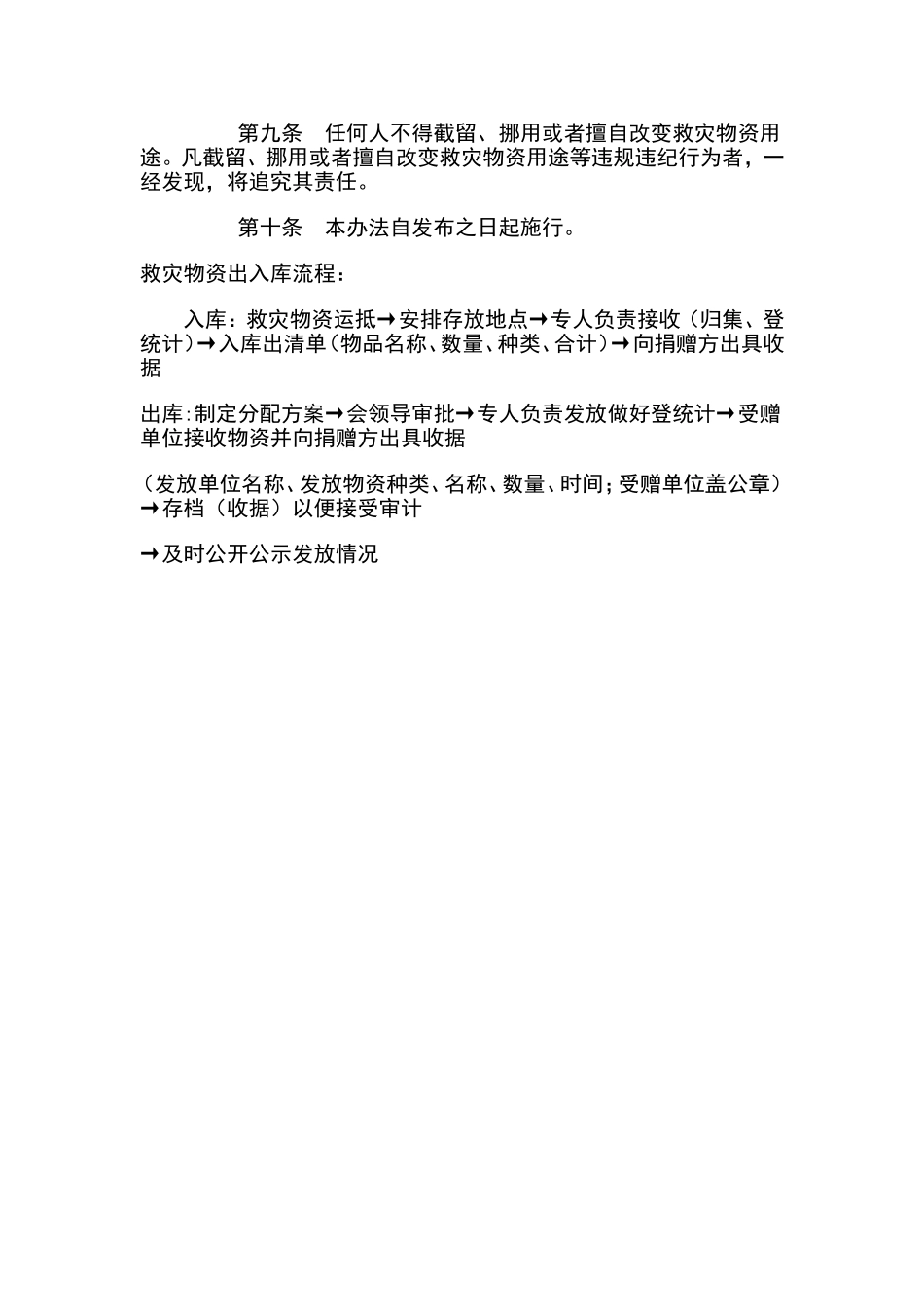 红十字会救灾物资管理和发放办法_第3页