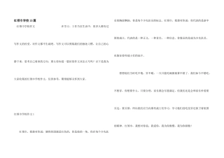 红领巾小学15篇
