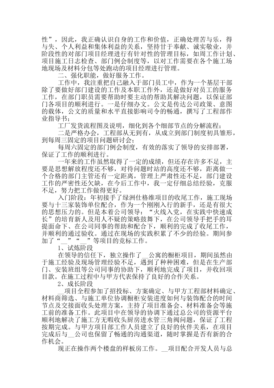 经理个人工作总结范文_第2页