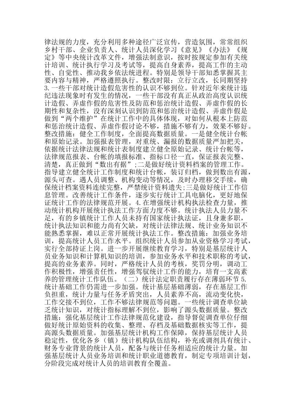 统计督察工作整改报告_第2页