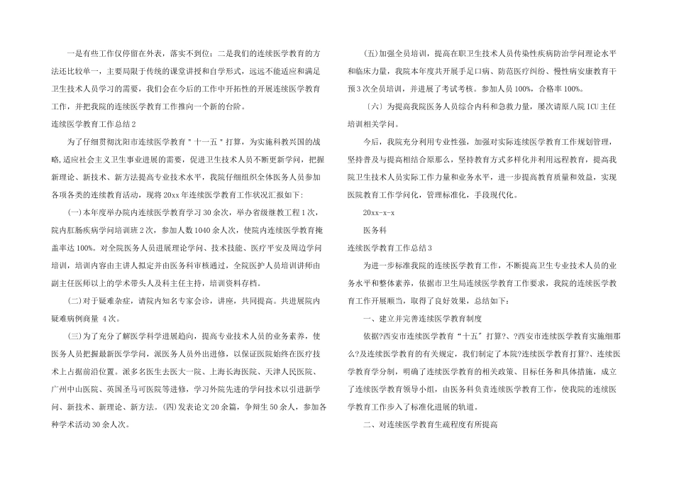 继续医学教育工作总结_第2页