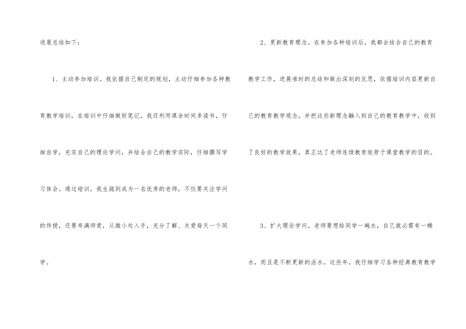继续教育培训总结（5篇）_第2页