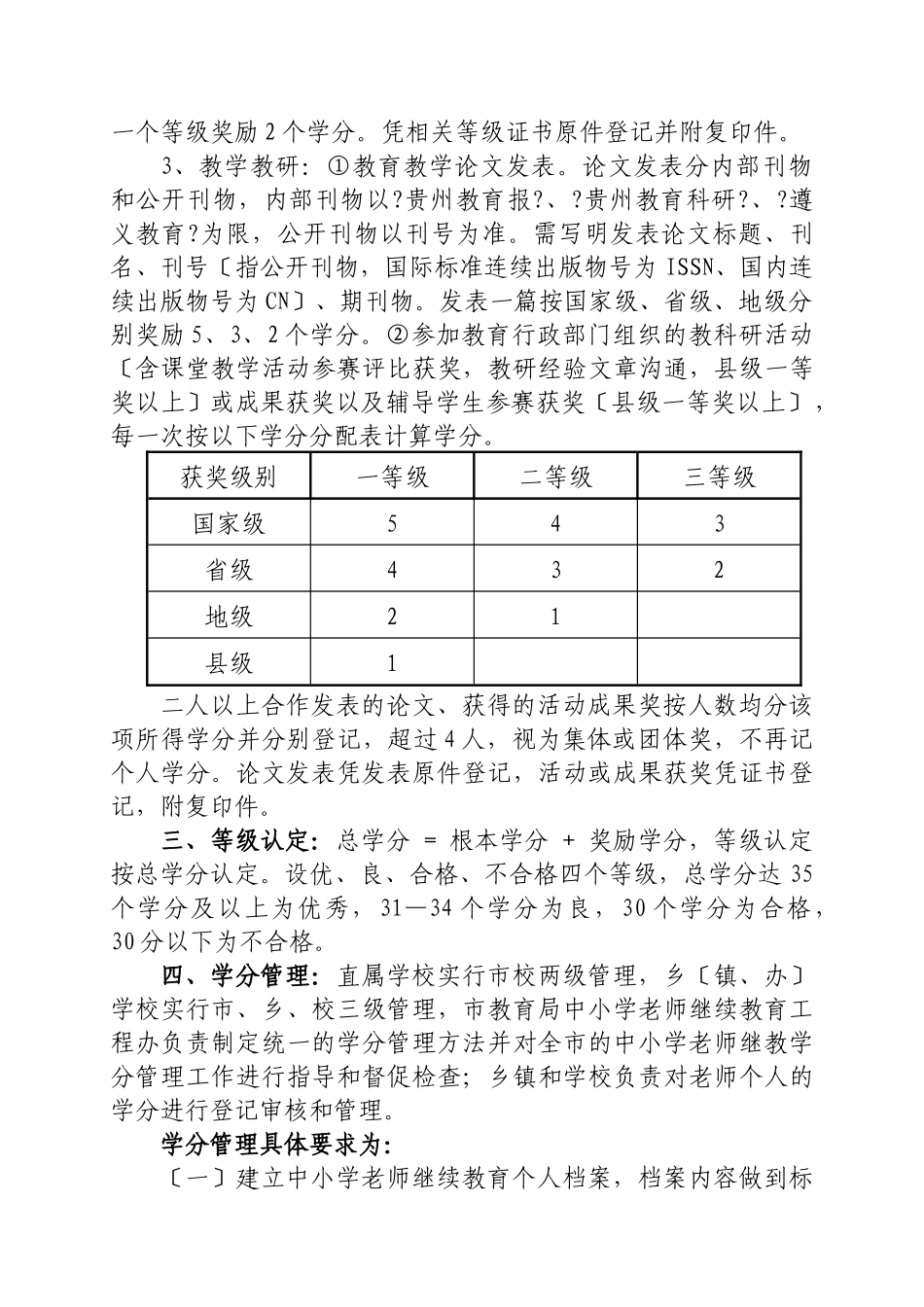 继续教育考核学分登记表_第3页