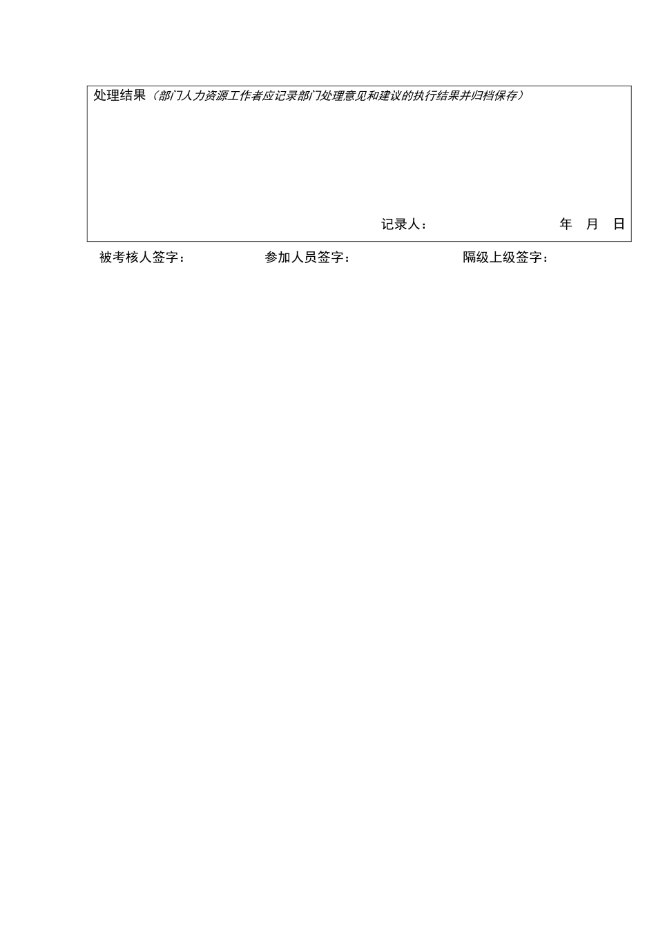 绩效复谈工作记录_第3页