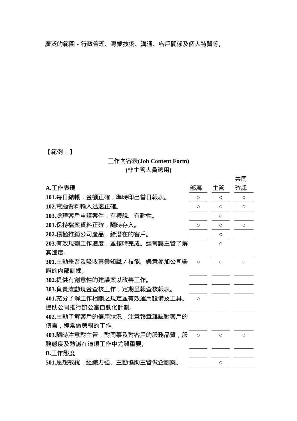 绩效考核手册考核表_第3页