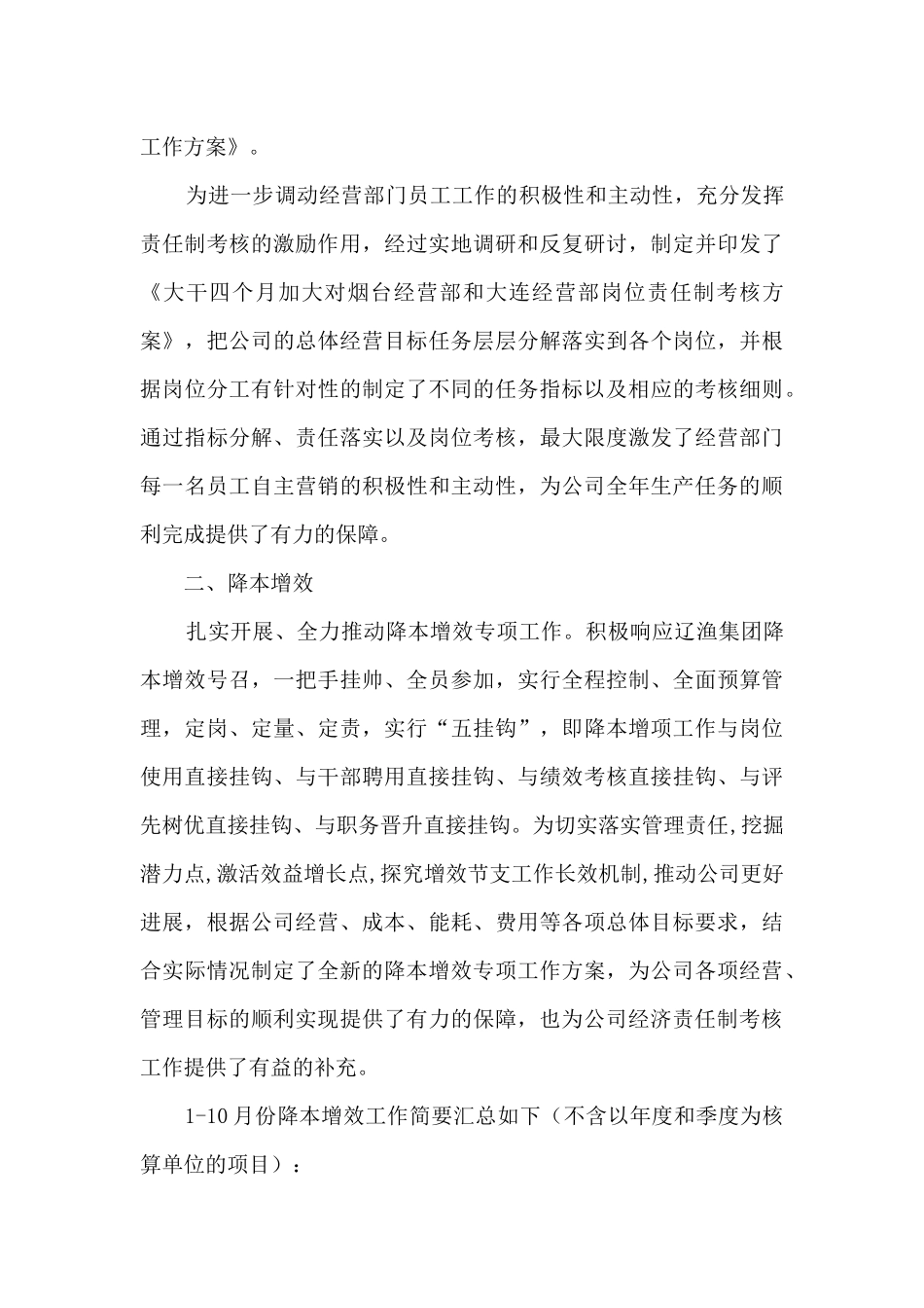 综合发展部部长个人工作总结_第3页