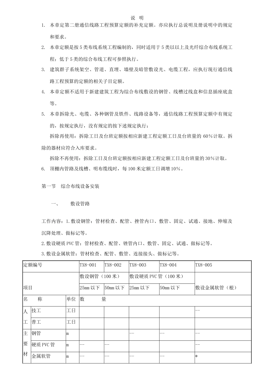 综合布线定额_第1页