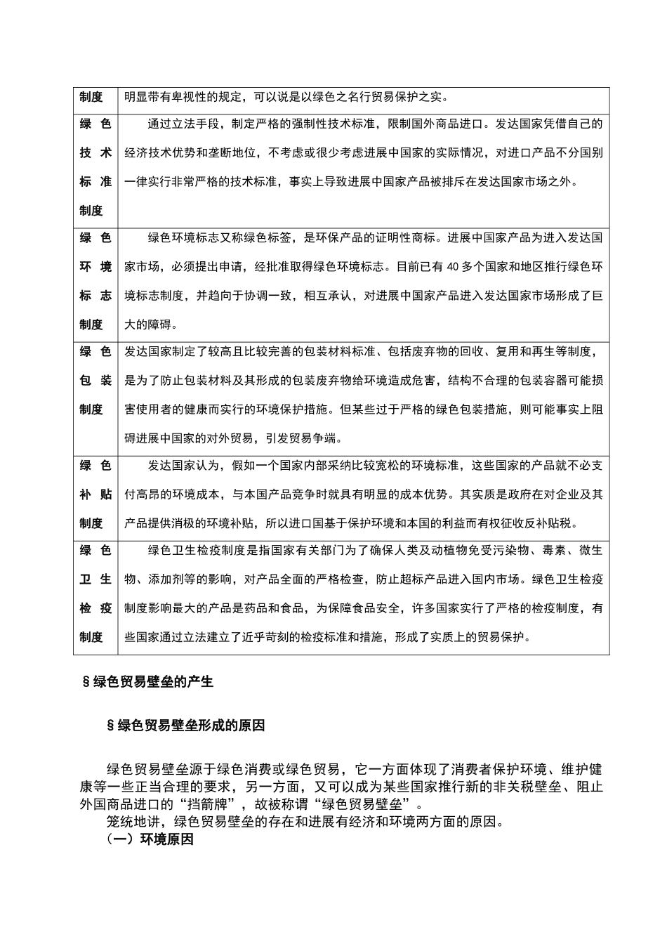 绿色贸易壁垒及其形成和发展过程_第3页