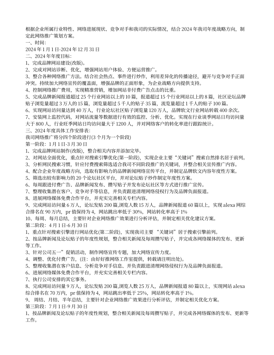 网络宣传推广方案_第3页