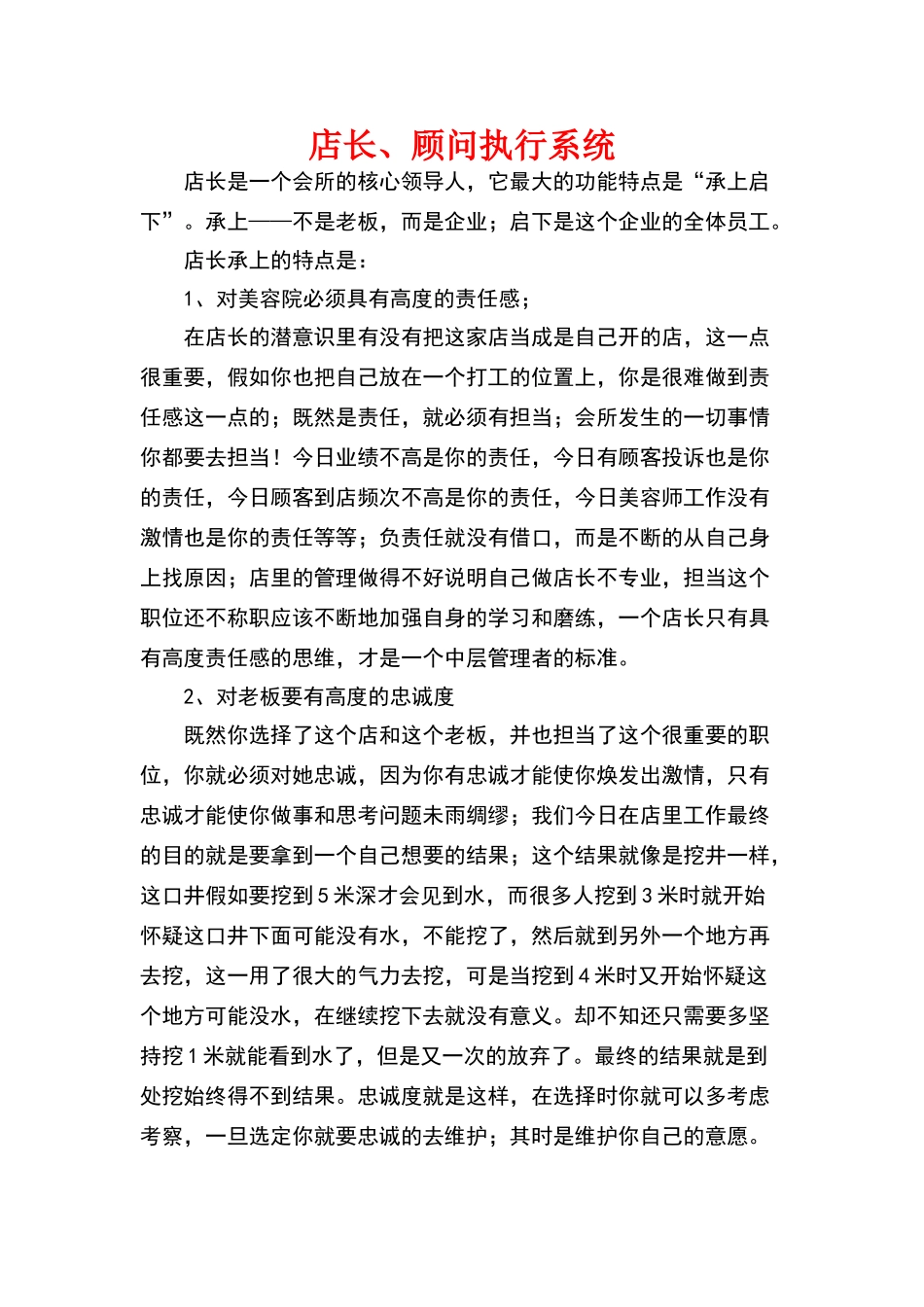 美容院店长顾问整体规划_第1页