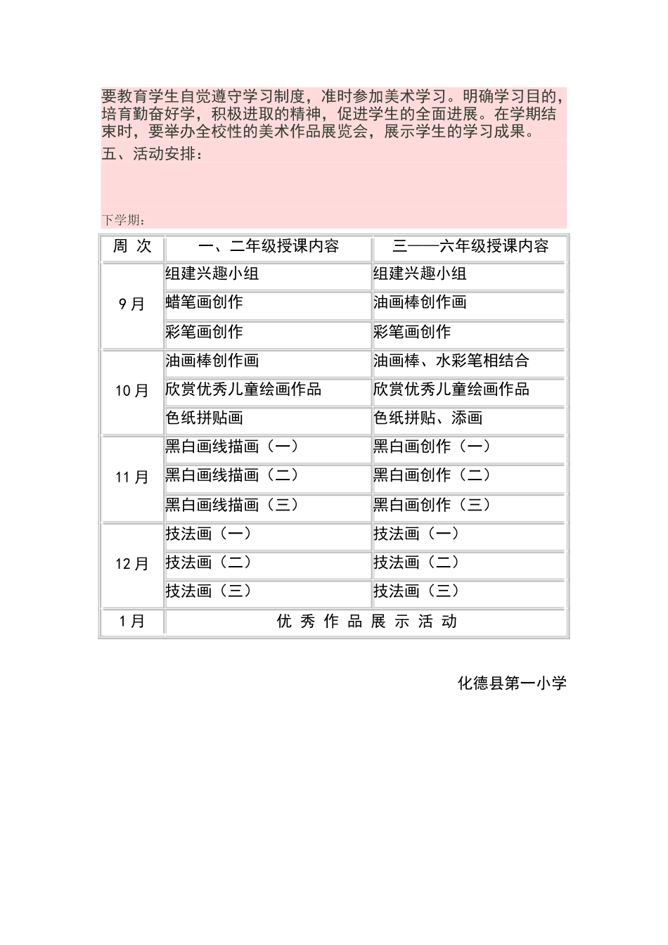 美术兴趣小组活动方案_第2页