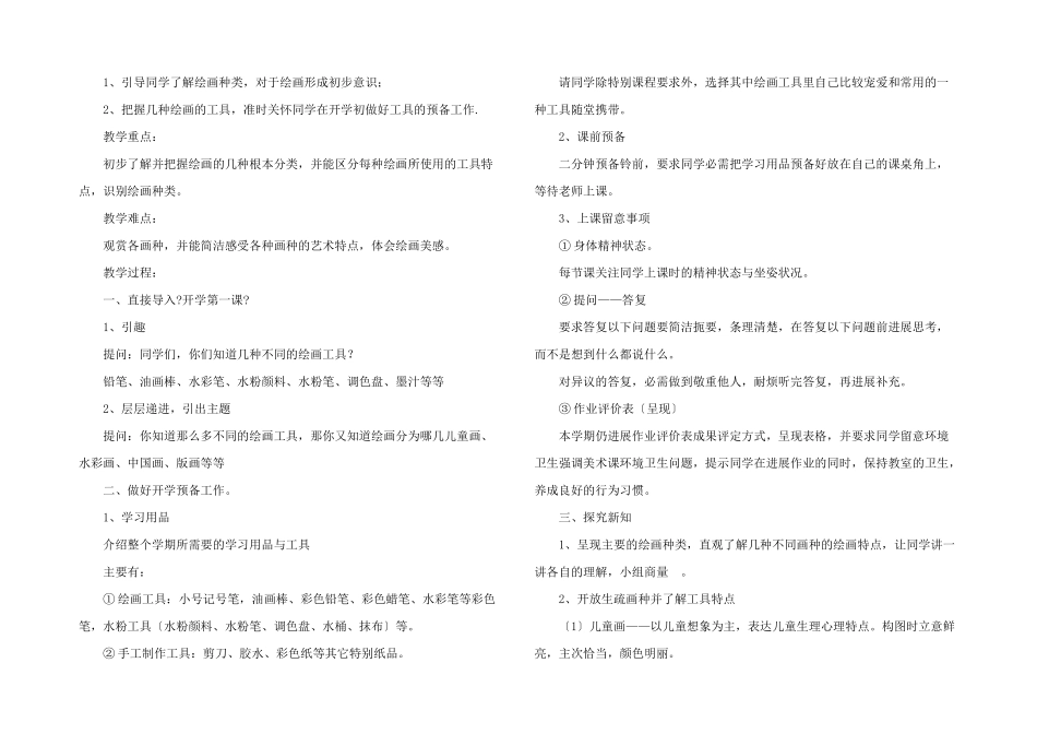美术开学第一课课件_第2页