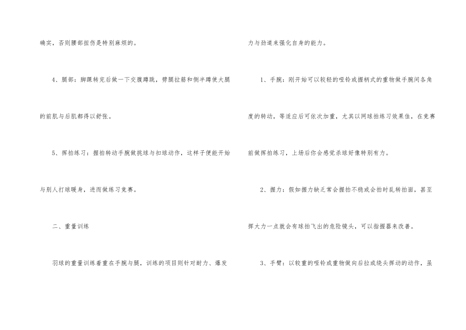 羽毛球辅助训练大全_第2页
