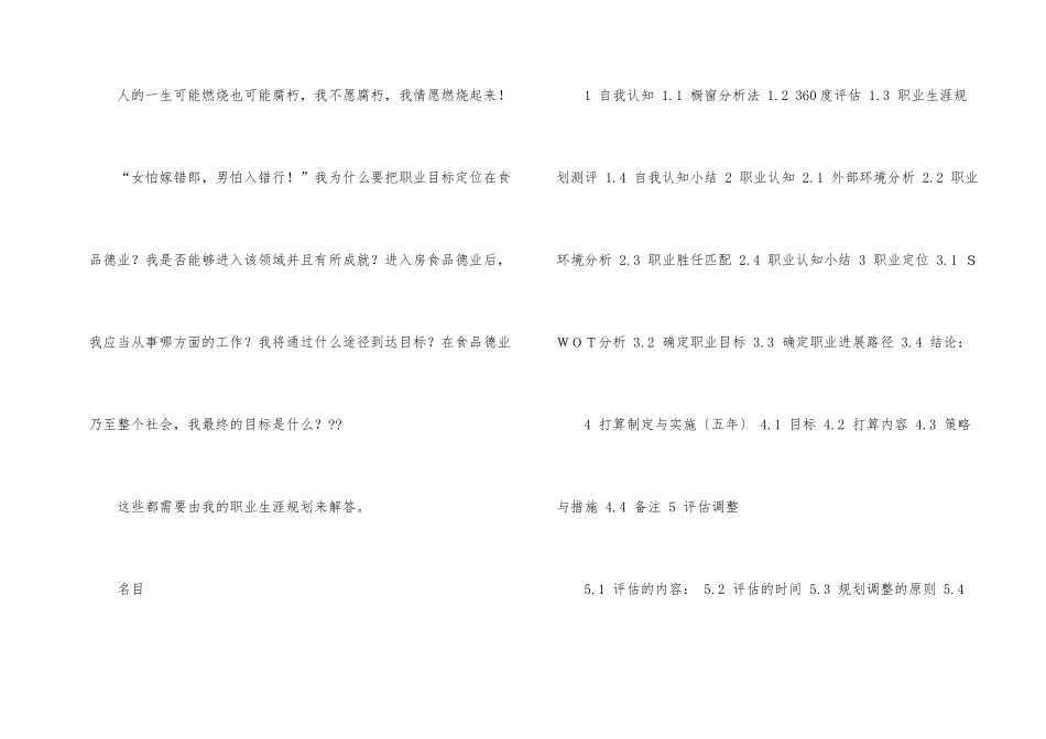 职业规划职业规划模板八篇_第2页