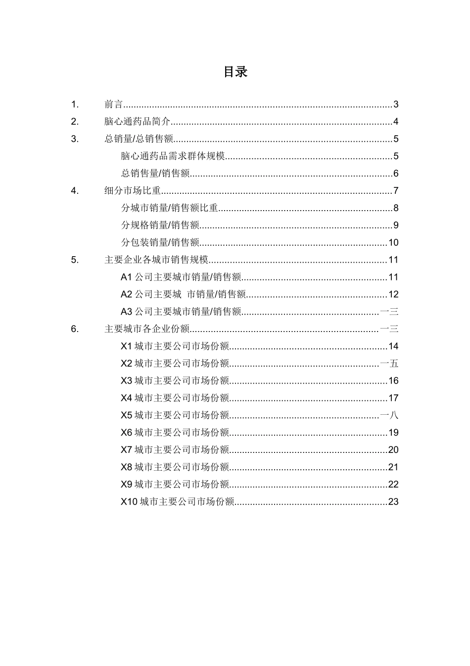 脑心通药品销售数据市场调研报告_第2页