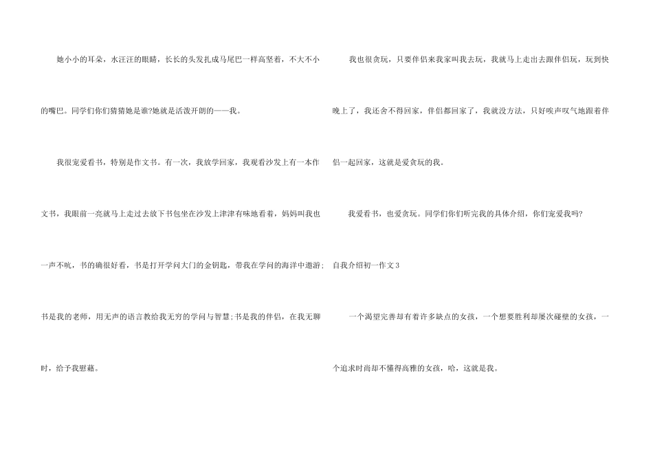 自我介绍初一_第3页
