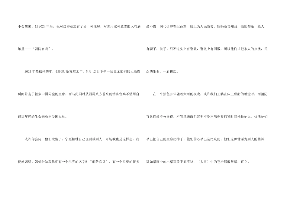 致敬消防员的10篇_第3页