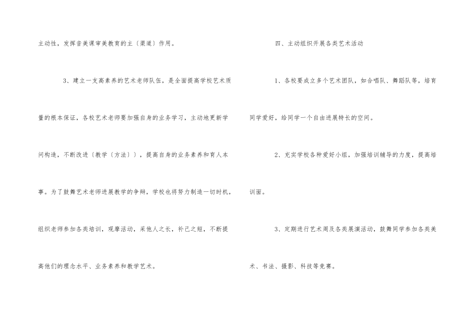 艺术培训学校工作计划_第3页