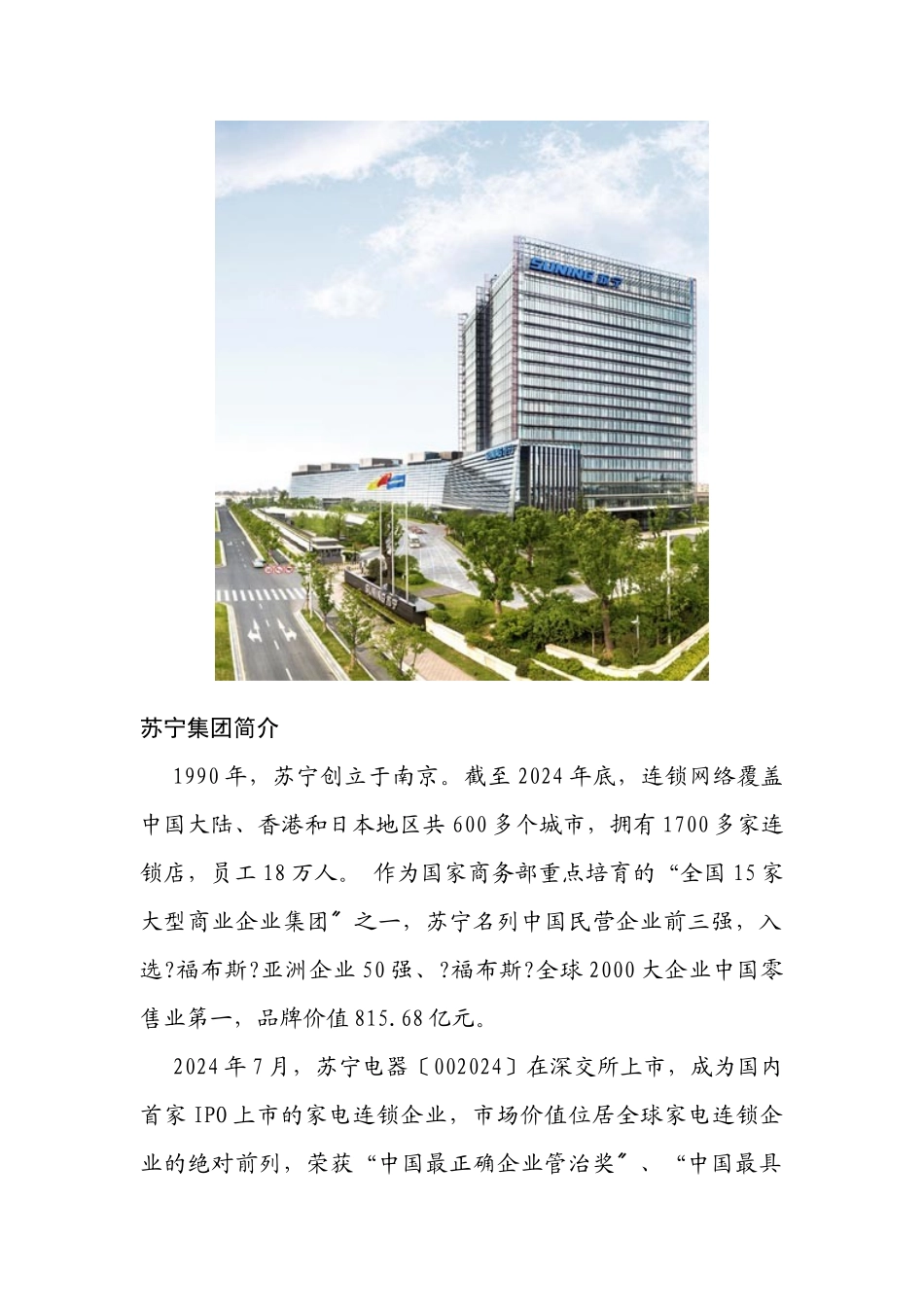 苏宁及国美连锁企业的经营之道分析_第3页