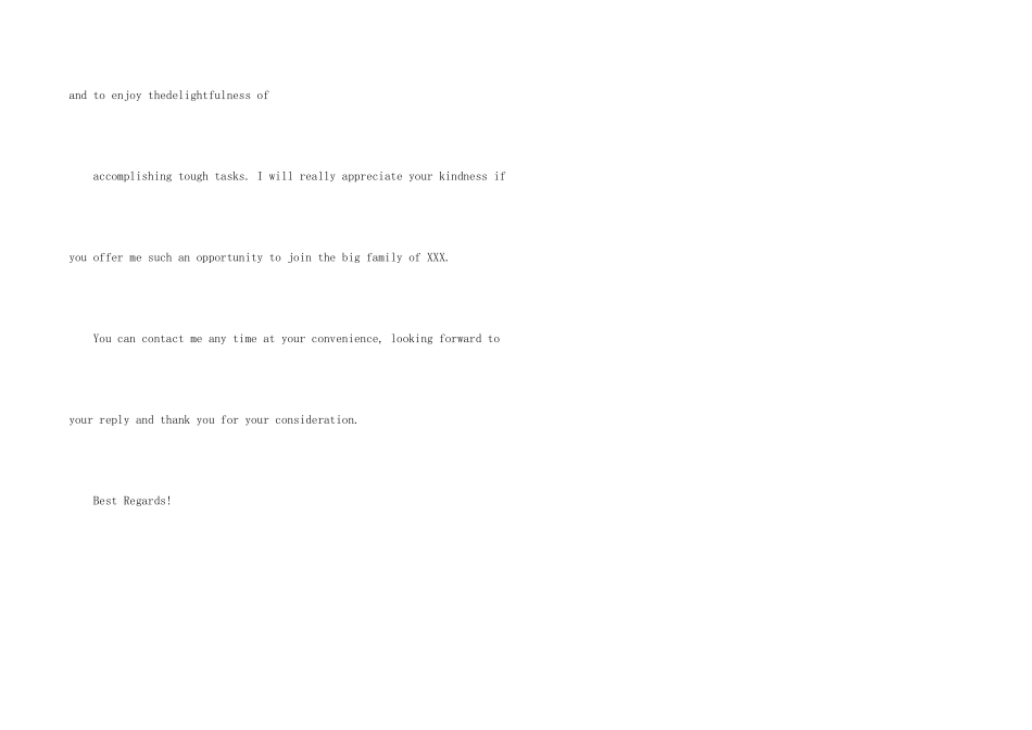 英文版求职信锦集五篇_第2页