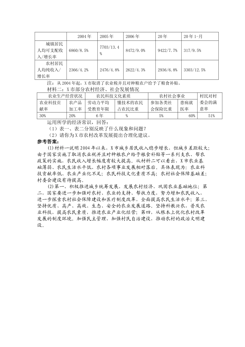 《高考复习易错易混知识剖析及训练》系列之——三大产业_第3页