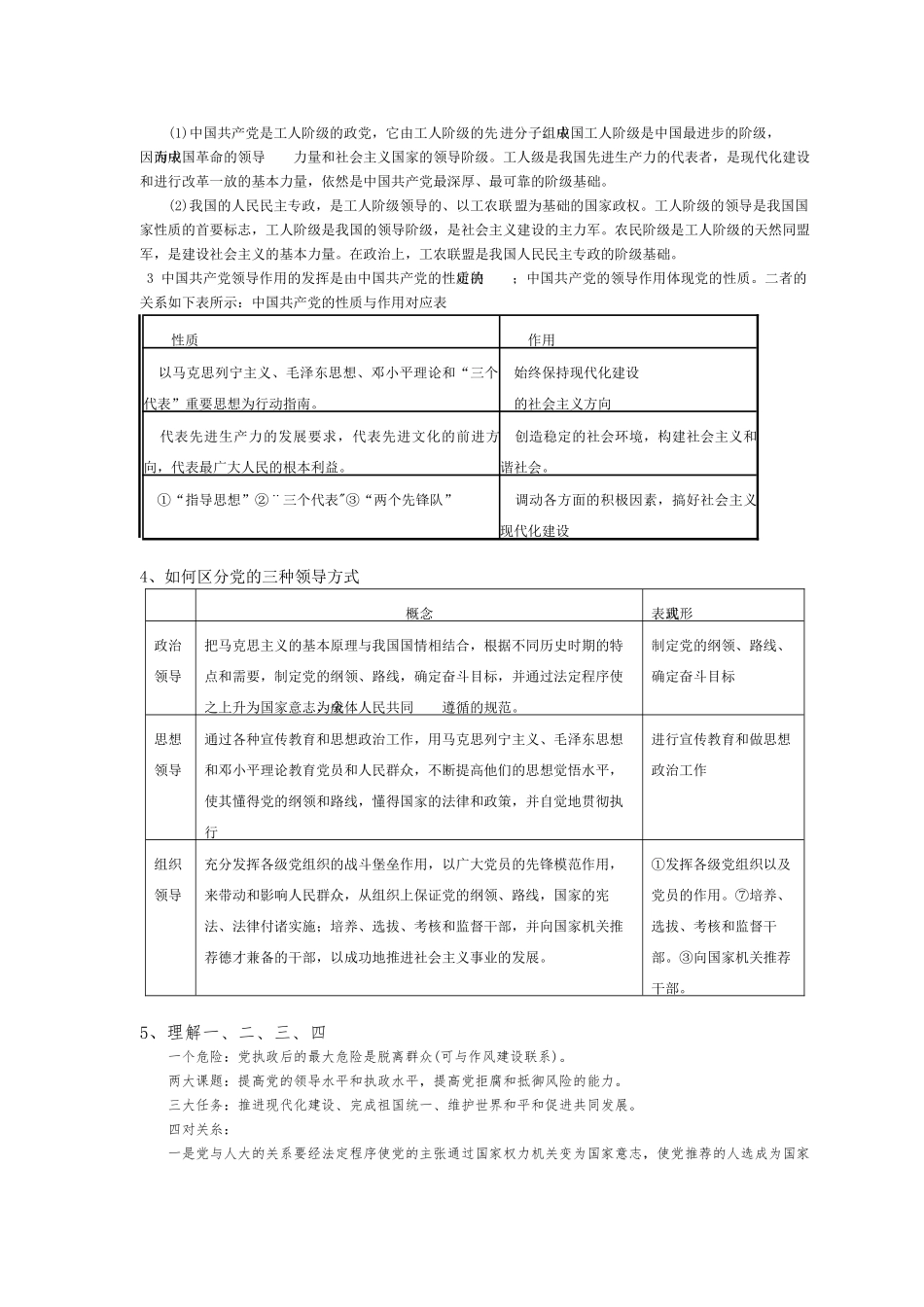 高三政治常识知识图解及疑难解析（二）_第3页