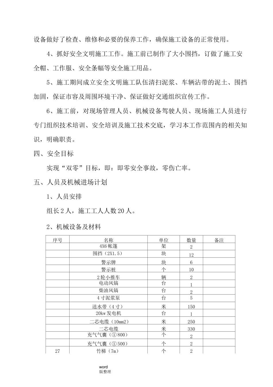 市政工程__污水管道清淤工程施工方案_第3页