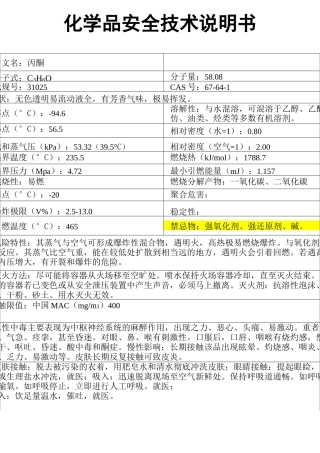 危化品说明书(MSDS).