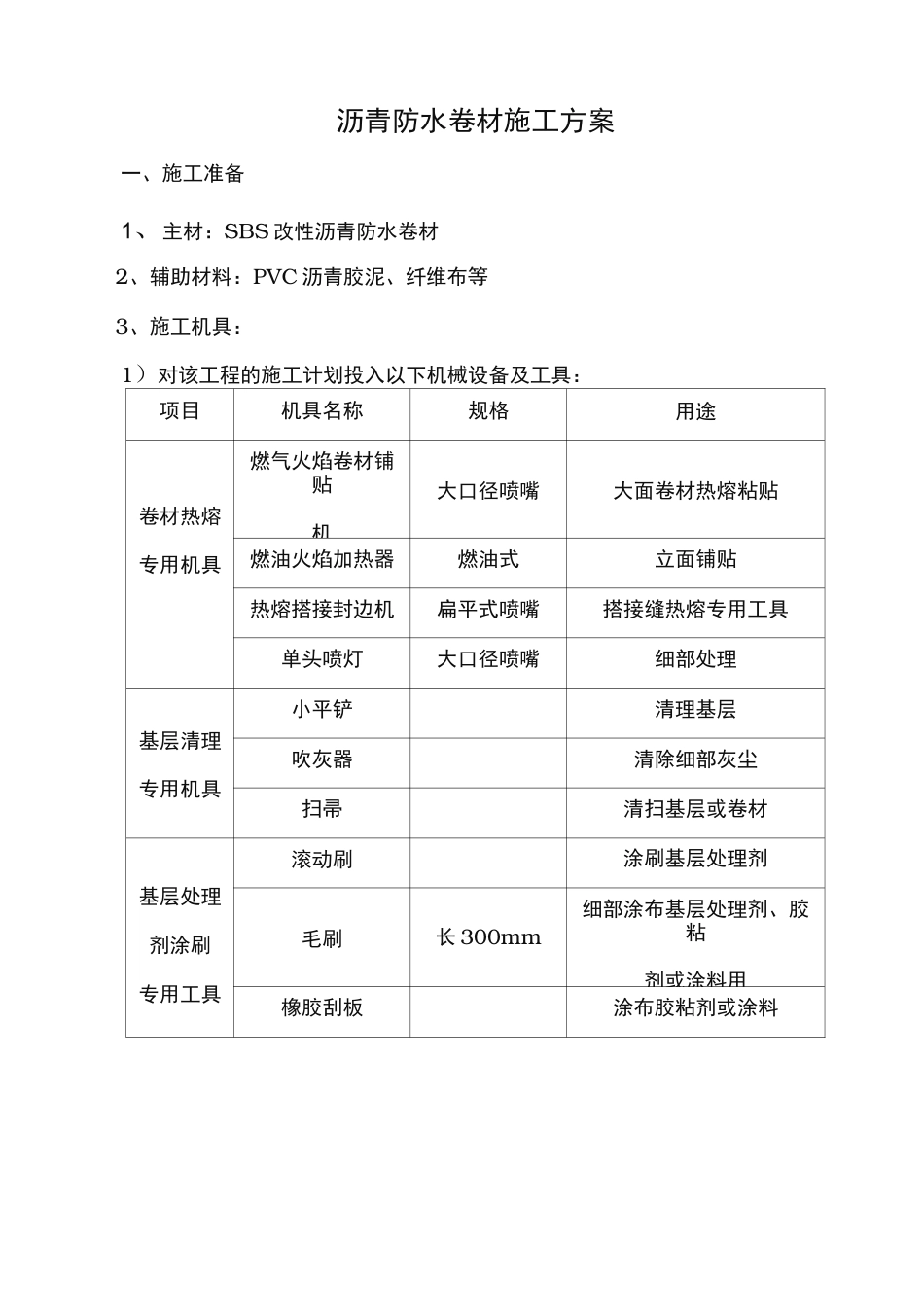 SBS防水卷材工程施工组织设计方案_第2页
