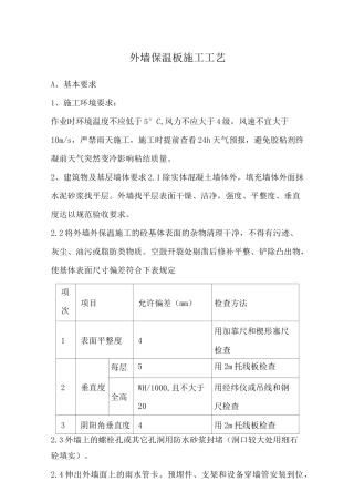 外墙保温 涂料施工工艺