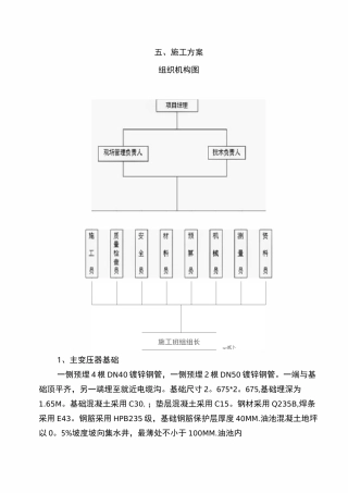 35KV变电站土建方案