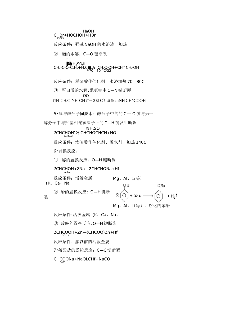 有机化学实验现象断键规律制取等(最全版)_第2页