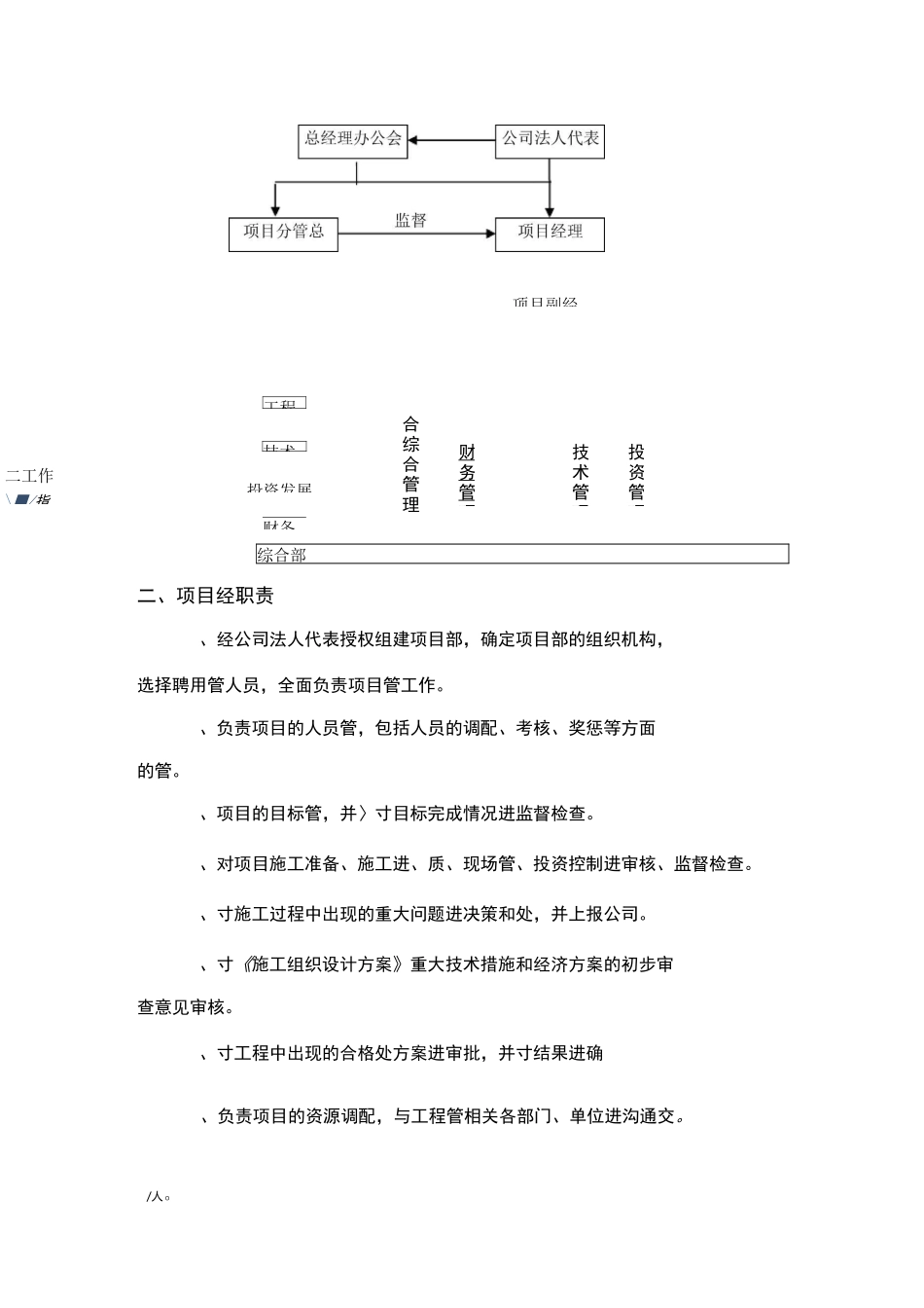 项目部组建方案(建议)_第2页