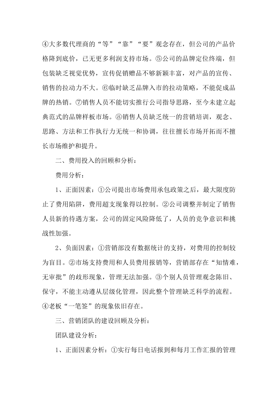 营销总监个人工作总结5篇_第2页