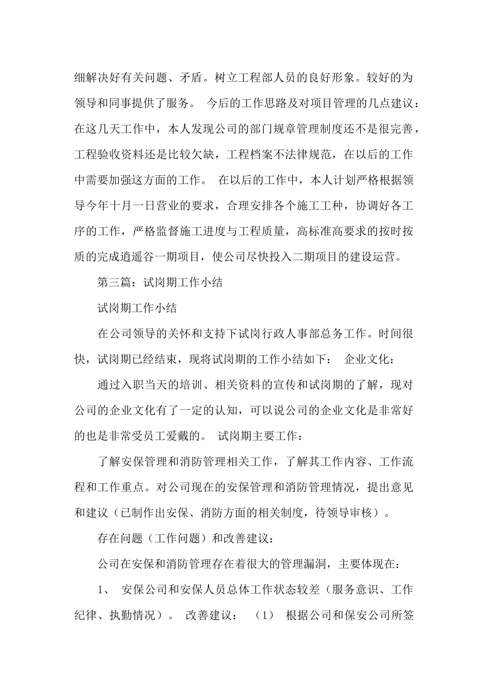 营销试用期工作总结_第2页